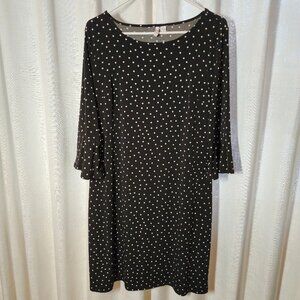 Black dress with white polka dots, Elle size M